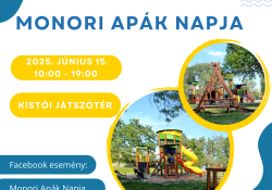 Apával lenni szuper! - Csatlakozz a Monori Apák Napjához június 15-én!