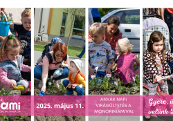 Családok együtt a város szívében – Közeledik a IV. Anyák napi virágültetés!