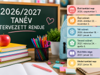 Itt a 2026/2027-es tanév tervezett rendje – ezekre a dátumokra érdemes figyelni!