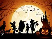 Halloweeni csokigyűjtés Monoron